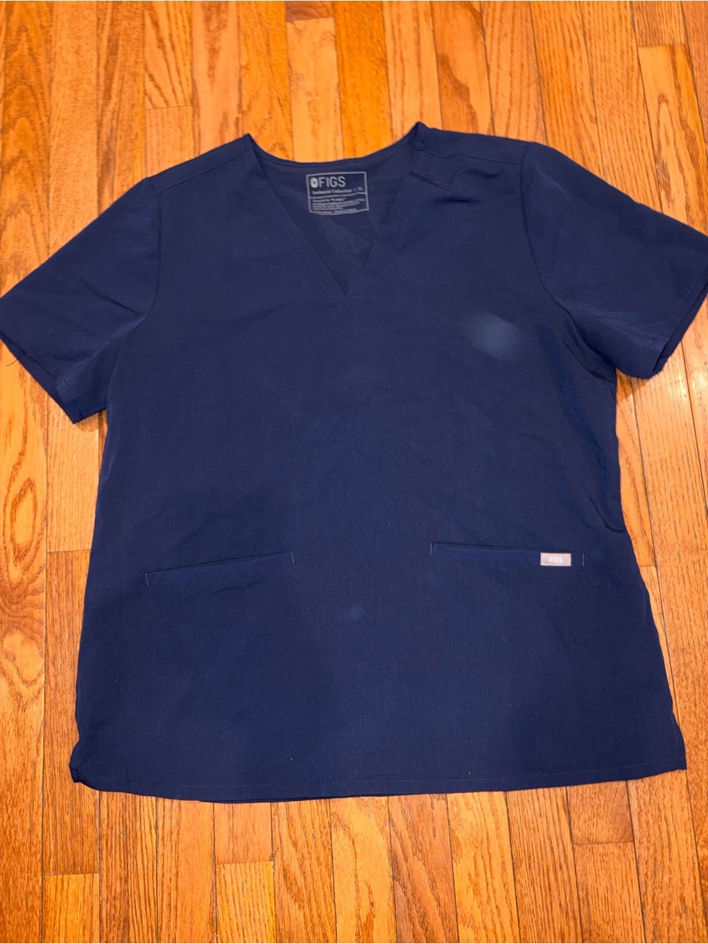 Figs Women's Navy Casma V-Neck Medical Scrub Top XL